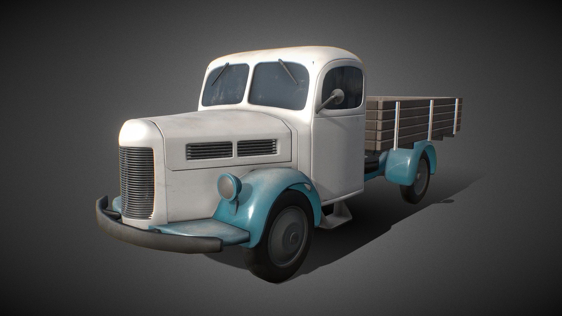 Old truck Skoda 150 — Sketchfab embed 3D viewer