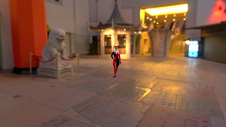 Catwalk Harley Quinn 3D Model