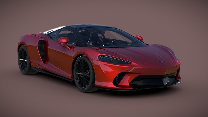 2020 Mclaren GT 3D Model
