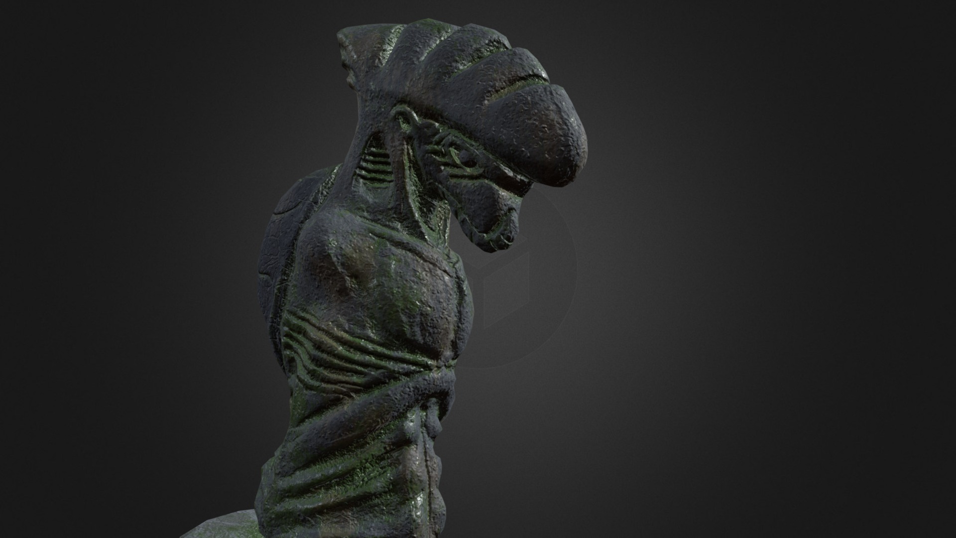 Ancient Statue - 3D model by KOBAANNI. [9e43a49] - Sketchfab