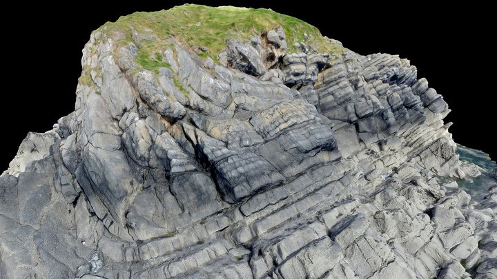 Stackpole Syncline 3D Model