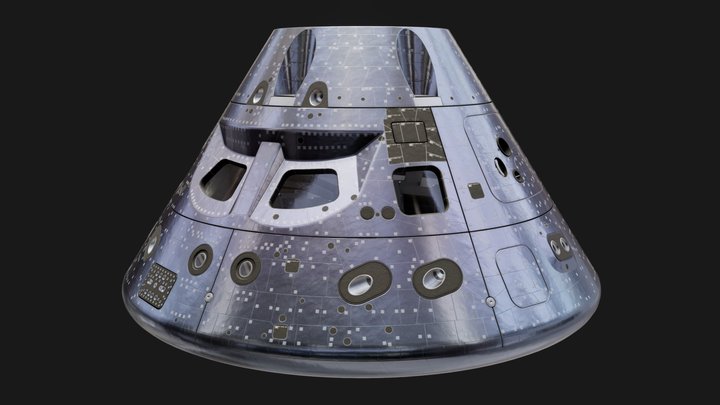 Artemis 1 Orion Spacecraft 3D Model