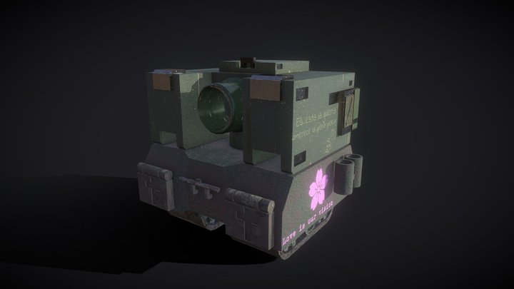 Mr.Tonk (worn and runied) 3D Model