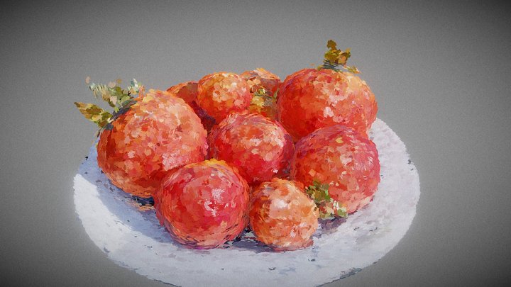 Fruit 3DGS oil painting – Modello 3D gratuito STL