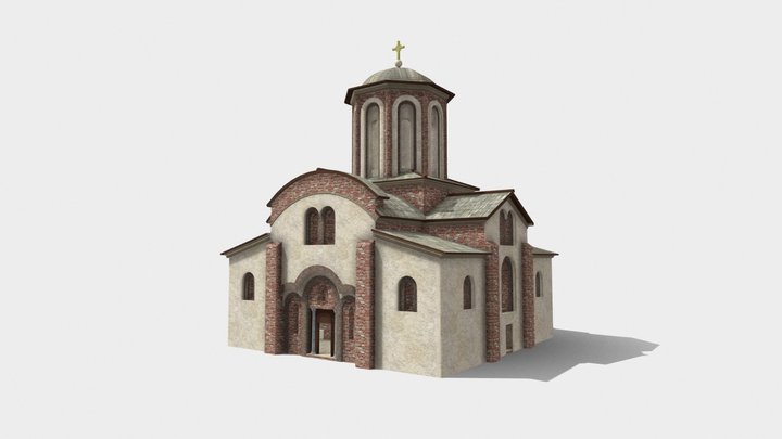 Serbian Orthodox Church Reconstruction 3D Model