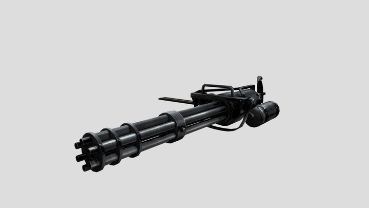 Gatling – Modello 3D gratuito STL