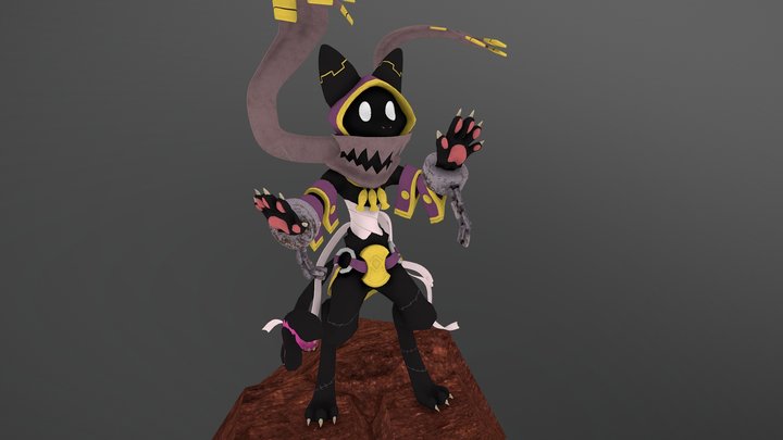 EgyptCat 3D Model