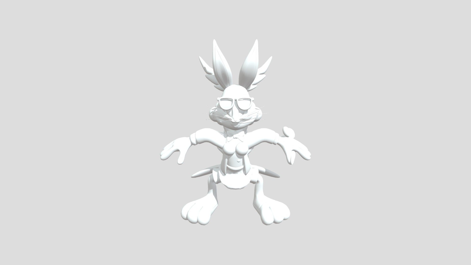 BugsBunny - 3D model by k1829919 [9e4794e] - Sketchfab