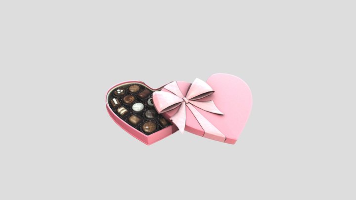 Chocolate+Box 3D Model