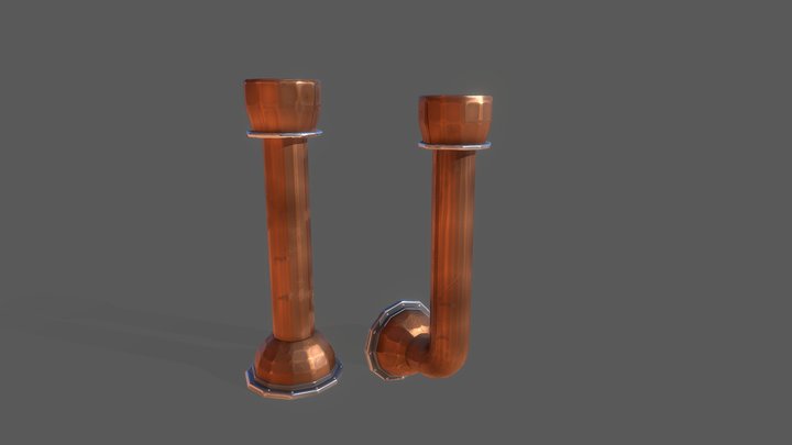 Hell Gear - Torche 3D Model