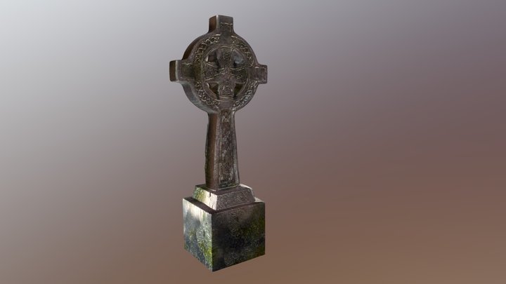 Celtic Cross 3D Model