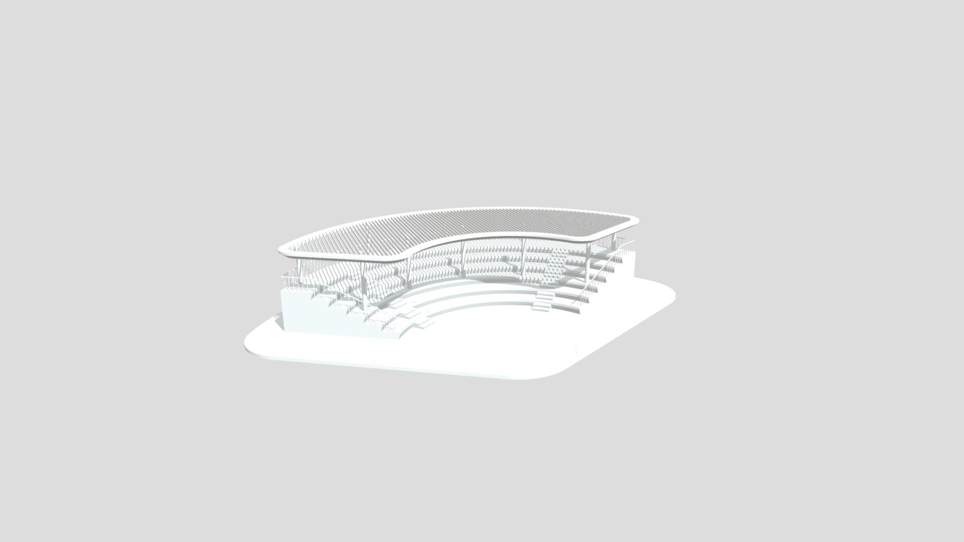 Amphitheater Collection - 3D model by Urban & street furniture ...