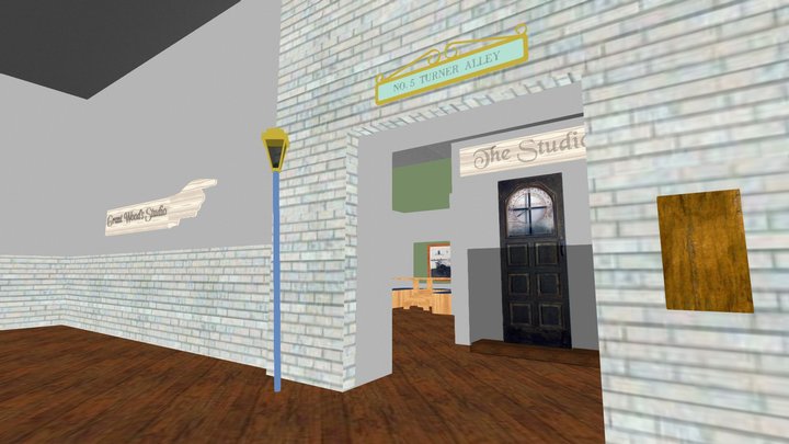 Grant Wood Exhibition 3D Model