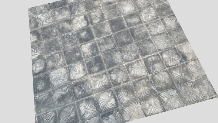 Tough tiles, grey 3D Model