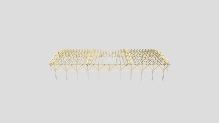 Навіс / Каркасна споруда 3D Model