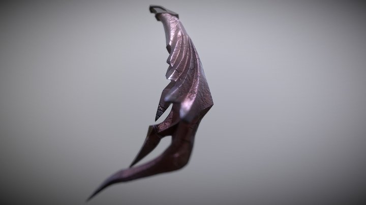 Monster Hunter World: Glavenus Longsword Sheathe 3D Model