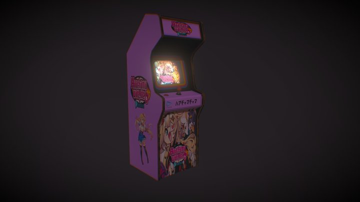 Haachama Ware, Inc. - Hololive Arcade Cabinet 3D Model