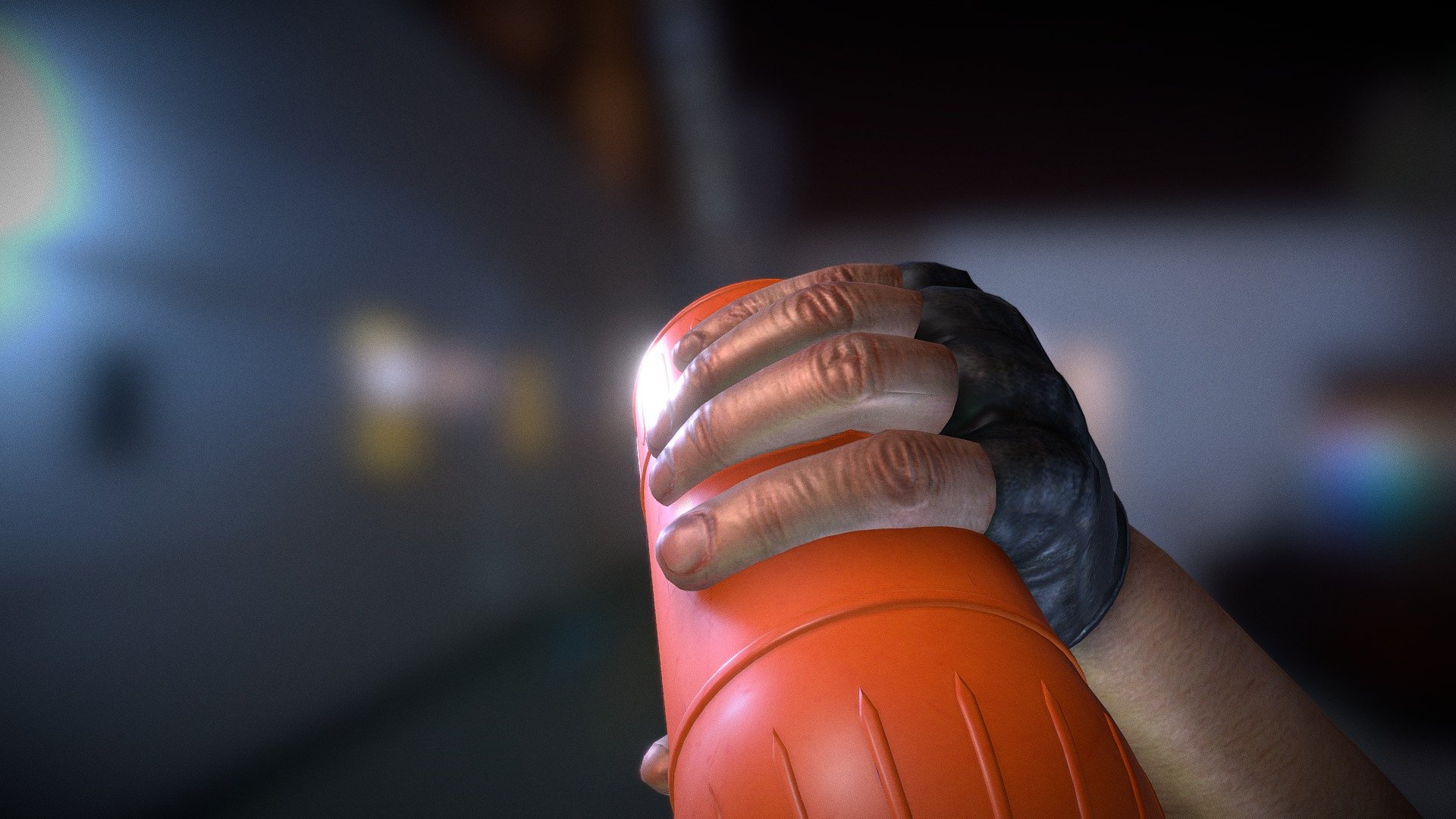 First Person View Animation (Bleach Bottle)