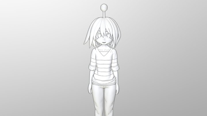 アンテナ型, Antenna type 3D Model