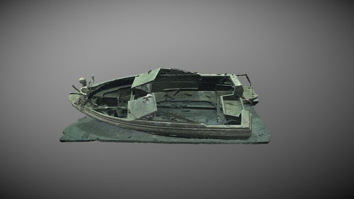 "Black Pearl" Wreck 3D Model