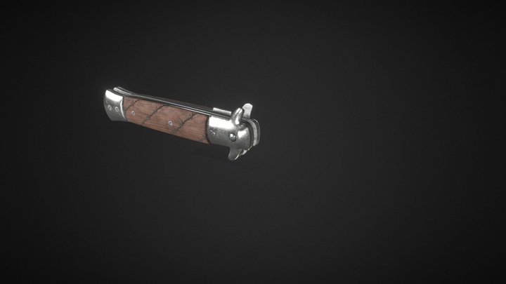 Stiletto Knife 3D Model