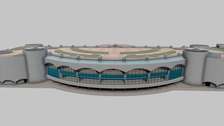 Monona Terrace 3D Model