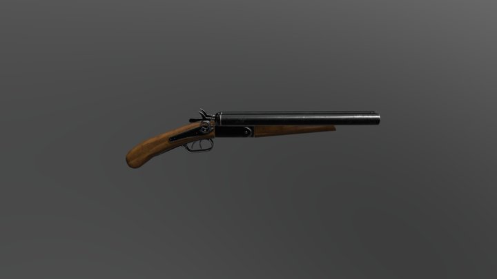 Shotgun 3D Model