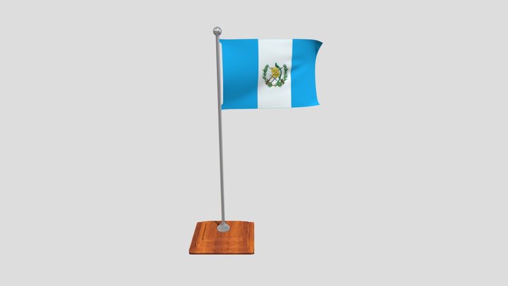 Guatemala Flag 3D Model