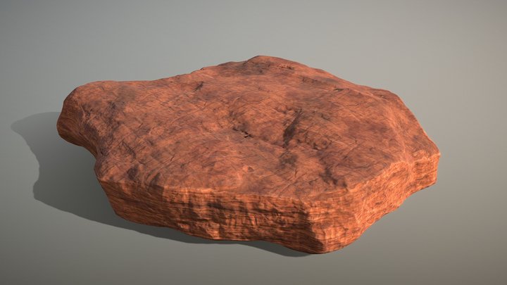 Desert Cliff 7 3D Model