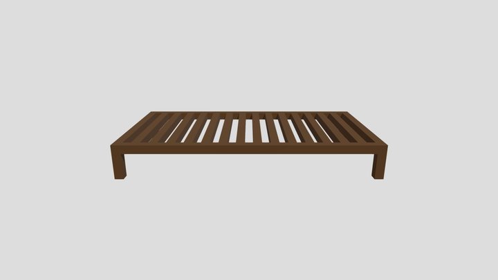 Bed Frame 3D Model