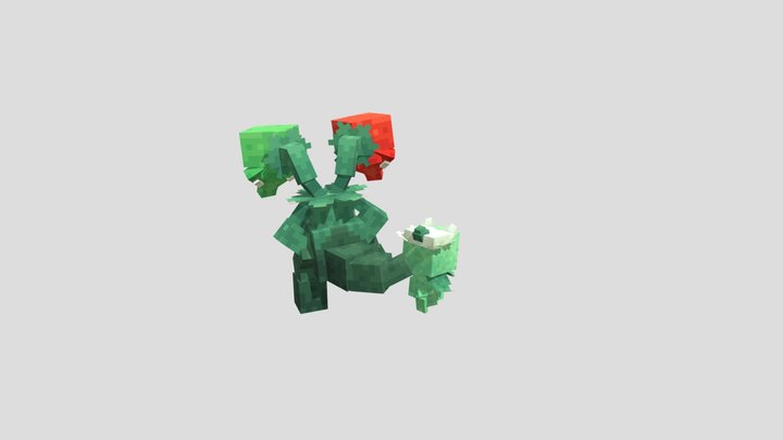 Capsakid & Scovillain (unofficial cobblemon) 3D Model