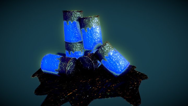 Oil Barrels-Industry – Free 3D Model STL