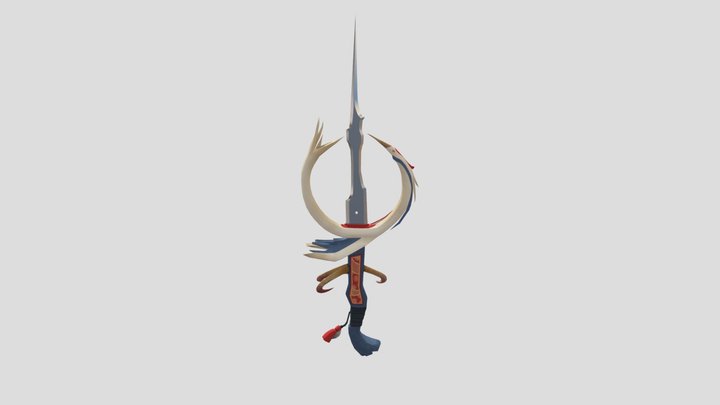 Japan Epic Sword 3D Model