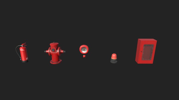 Fire Extinguisher Tools | Part-1 3D Model