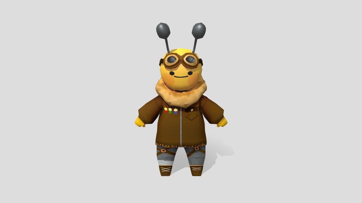Aviator Bee 3D Model