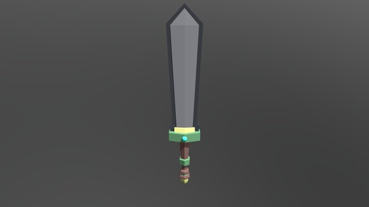 Basic Sword 3D Model