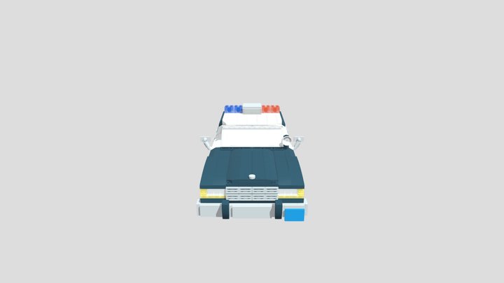 police car 2 3D Model