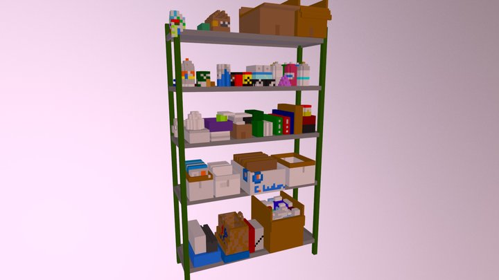 Voxel Salle Arts Plastiques 3D Model