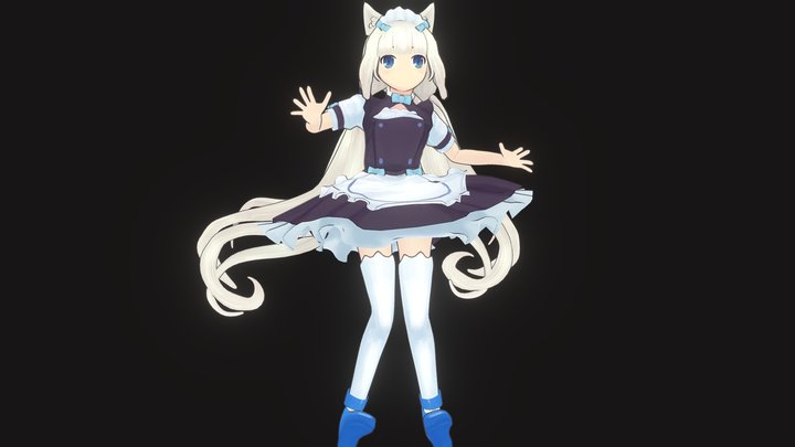 anime vrchat sketchfab models