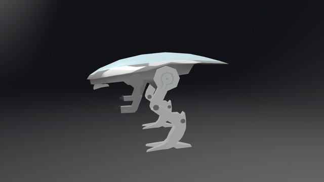 Robô de combate 3D Model