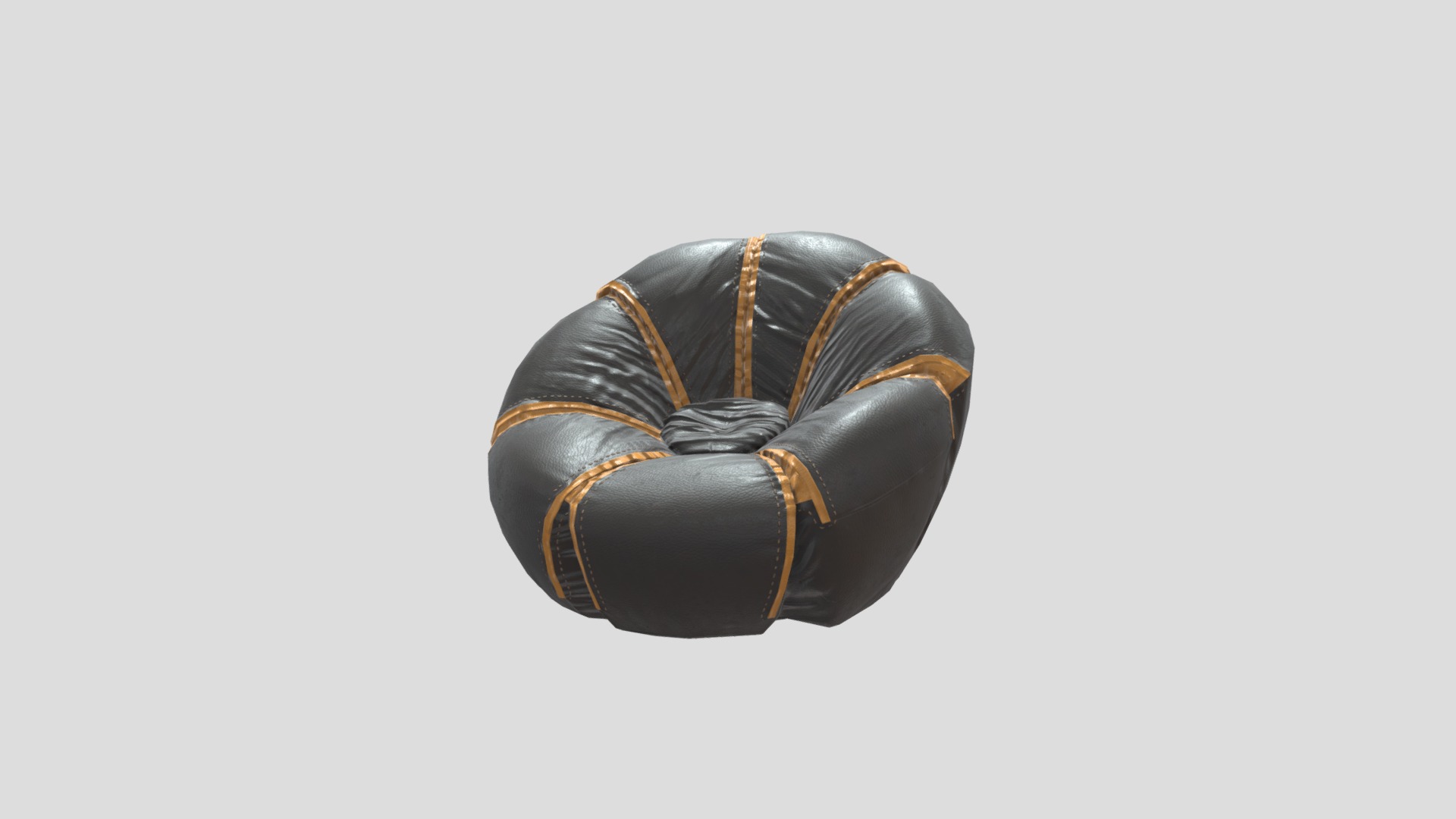 3D model Lazy Chair - This is a 3D model of the Lazy Chair. The 3D model is about logo.