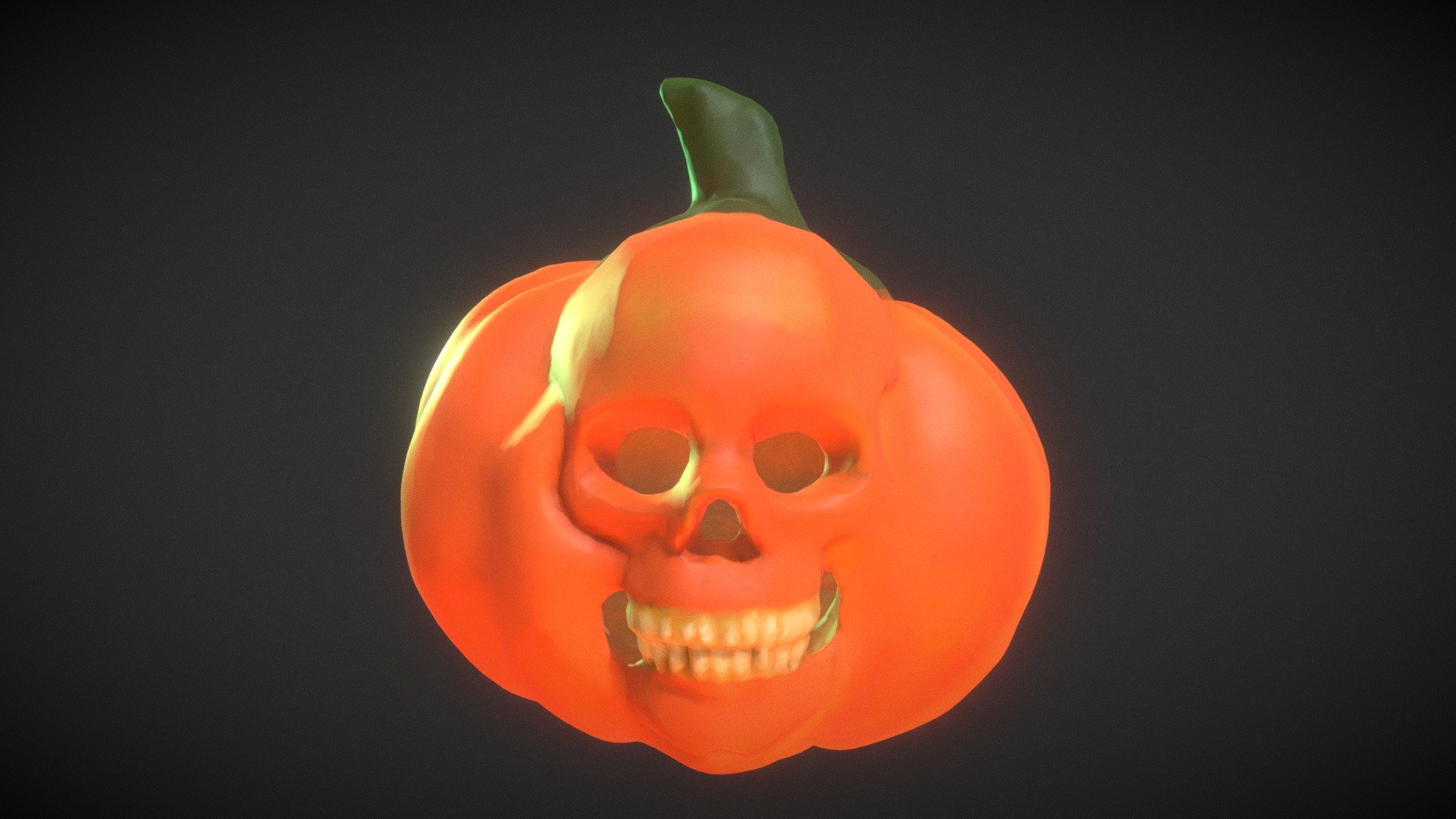 Skull Pumpkin, Jack-o-lantern