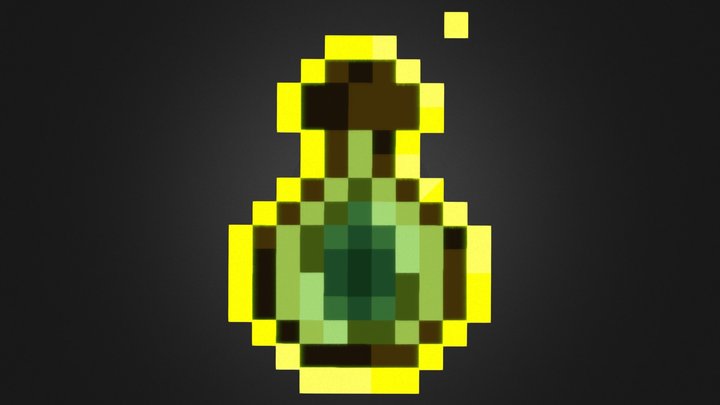 Minecraft - exp-potion 3D Model