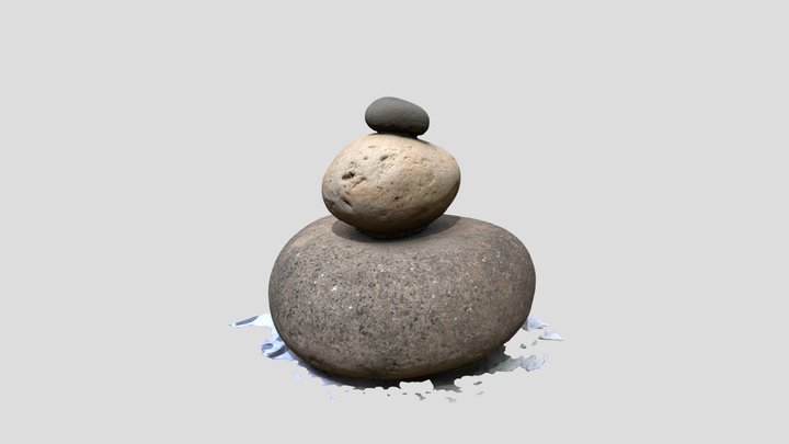Zen stones 3D Model