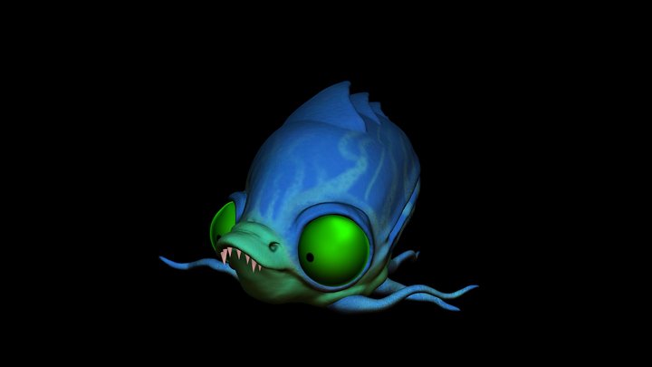 Little Alien 3D Model