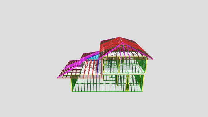 Roof 3d Scene 3D Model