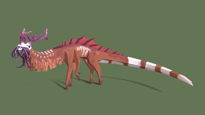 Monsdeer (Art Fight 2023) 3D Model