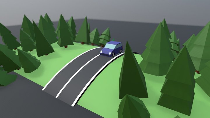 Driving Through the Seasons 3D Model