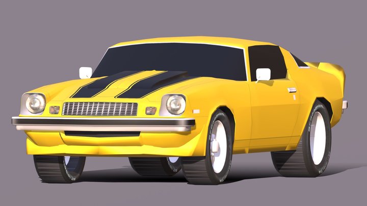 Chevrolet Camaro Bumblebee 3D Model