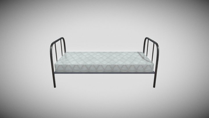 Bed and Matress 3D Model
